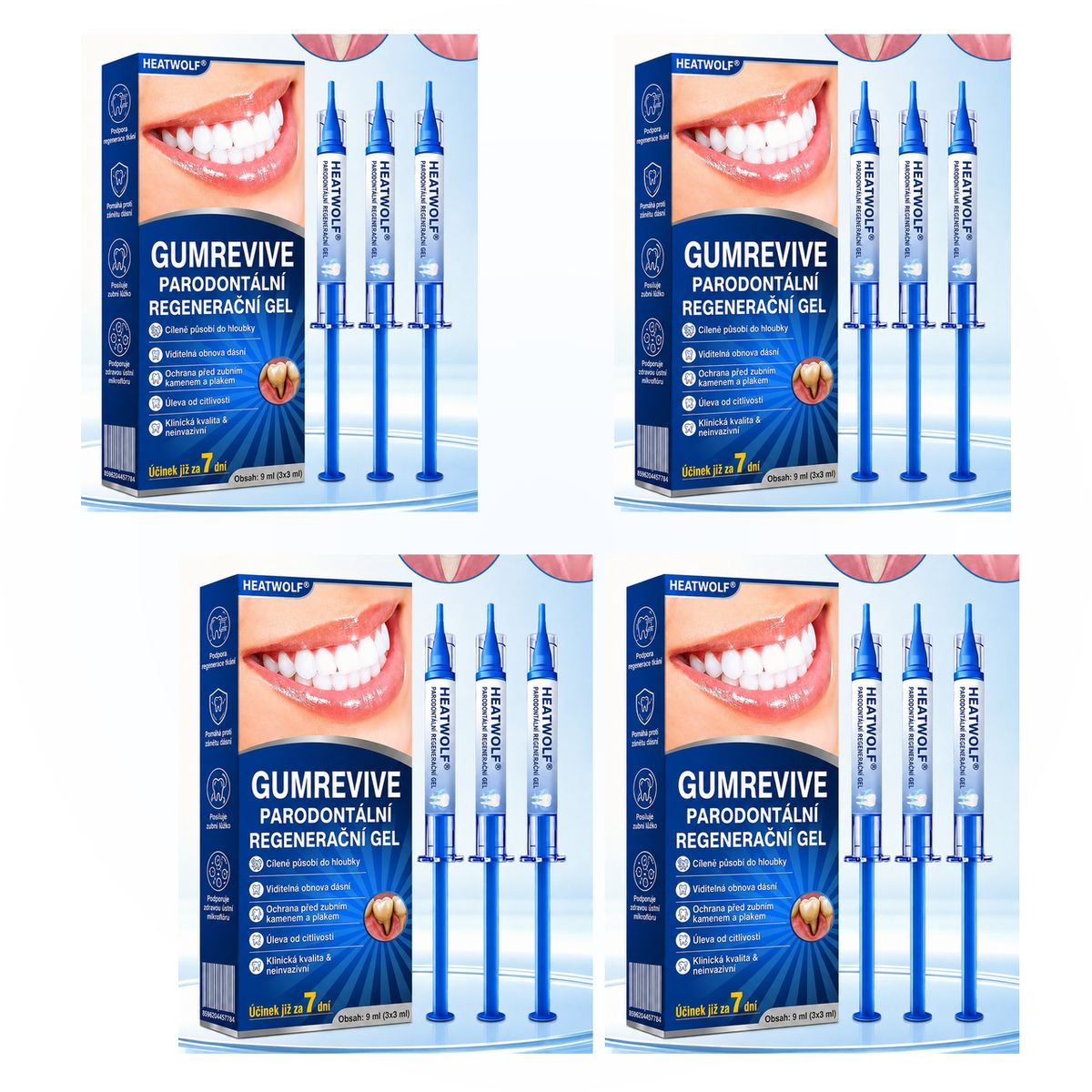🇨🇿 HEATWOLF® 🦷 GumRevive parodontální opravný gel 🎃
