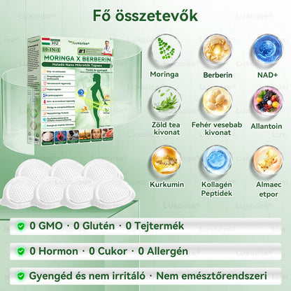Oficiální obchod  |🍧𝗟𝘂𝘅𝗮𝗿𝗶𝘀𝗲® MORINGA X BERBERIN  10-IN-1 Pokročilý Nano Mikrojehly Náplast(Jedna náplast denně, viditelné změny již za 7 dní) ✅ Pomáhá při obezitě, cukrovce, spánkové apnoe, problémech s klouby a dalších potížích👩‍⚕️