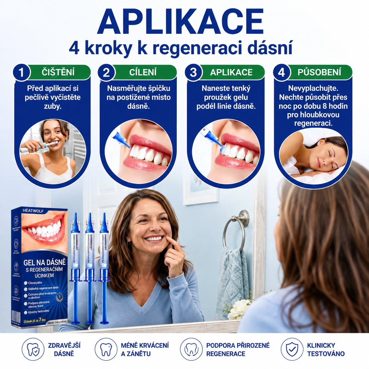 🇨🇿 HEATWOLF® 🦷 GumRevive parodontální opravný gel 🎃