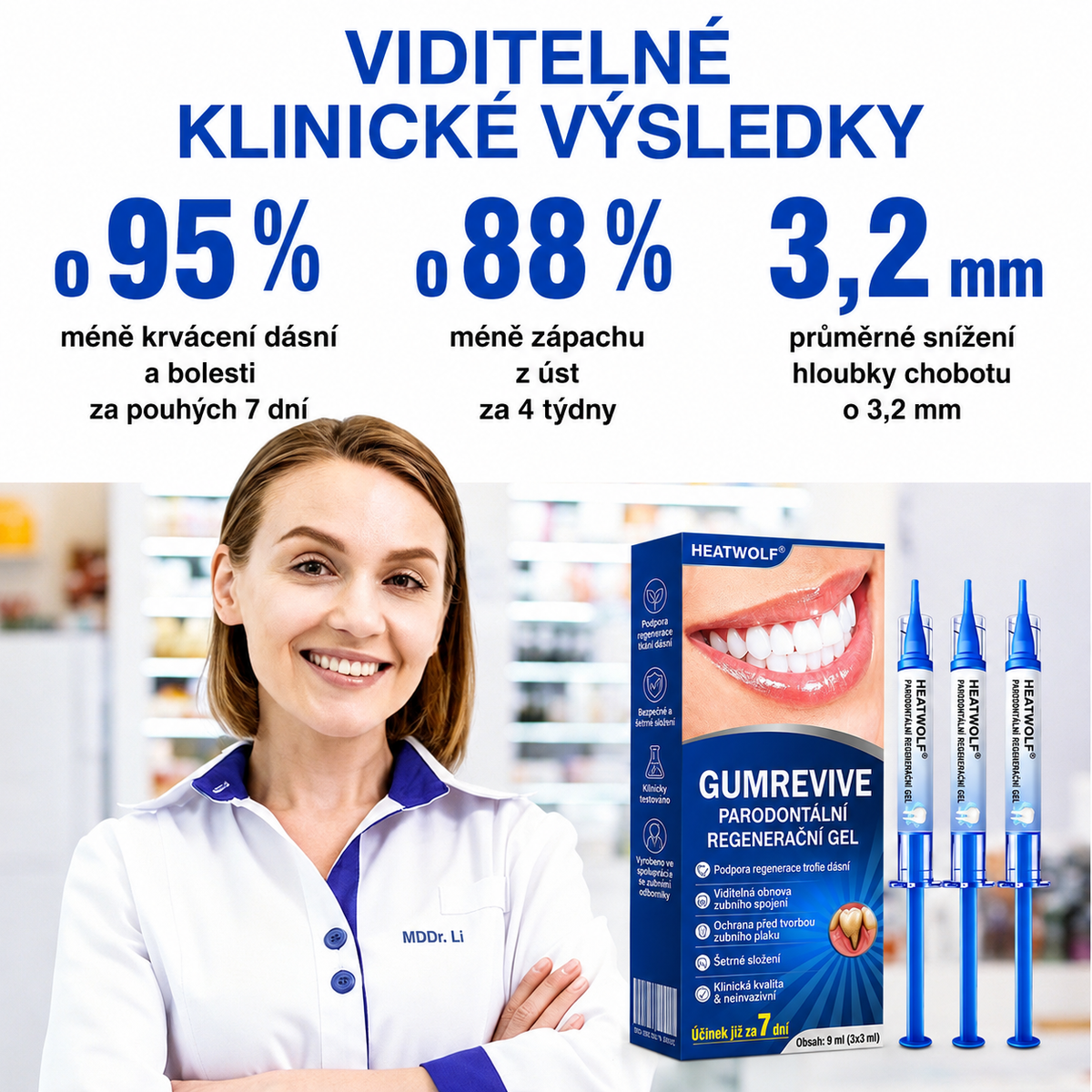 🇨🇿 HEATWOLF® 🦷 GumRevive parodontální opravný gel 🎃