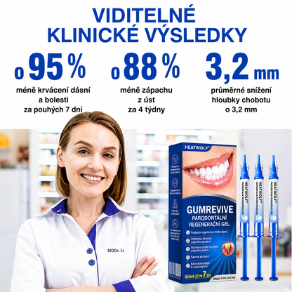 🇨🇿 HEATWOLF® 🦷 GumRevive parodontální opravný gel 🎃