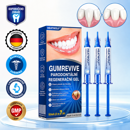 🇨🇿 HEATWOLF® 🦷 GumRevive parodontální opravný gel 🎃
